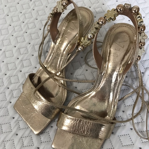 Anthropologie Vincenzo Charm wrap heels - Picture 2 of 8